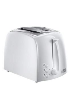 Russell Hobbs 21640 Textures 2-Slice Toaster - White